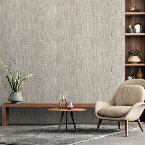 Sanders & Sanders behang houtlook beige - 53 cm x 10 m - 640066 - vtwonen shop