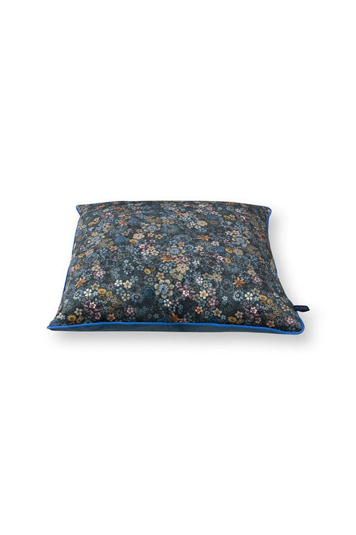 Pip Studio Titti i Fiori Sierkussen - Woondecoratie - Blauw - 50x50cm - vtwonen shop