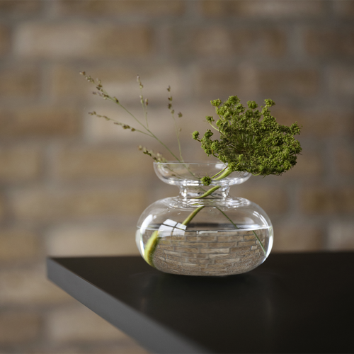 Zone Denmark Inu Kleine Ronde Glazen Vaas - 11 x 9 cm - vtwonen shop