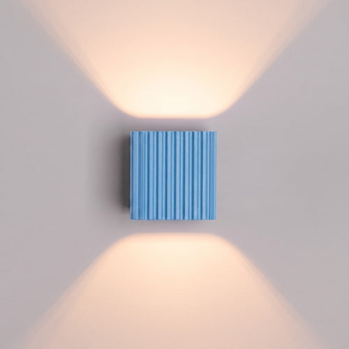 Sollux Lighting Wandlamp RIFF azuurblauw G9 - 10x12x10cm