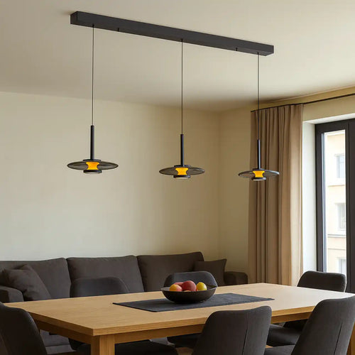 Artdelight hanglamp Madison - 3 lichts - 130  x  200   cm - zwart