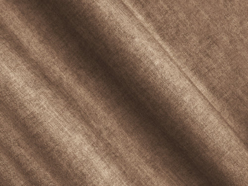 Cosmopolitan Design Uitklapbare hoekbank links met opbergdoos Linz 3-zits, flueel donkerbeige - 142x275x84cm