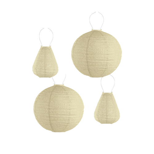 Lumiz solar lampion - gele set - 3 stuks - vtwonen shop