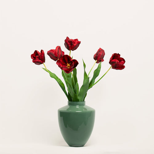 Blooming Good Zijden Tulpen Boeket  Good MC.27 - Rood - 60-70 cm. hoogte - vtwonen shop