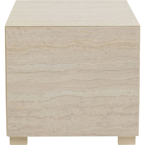 Kare Design Nachtkastje Travertino 1 lade