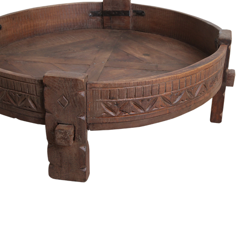 Raw Materials bijzettafel Grinder - bruin - FSC gerecycled hout - vtwonen shop