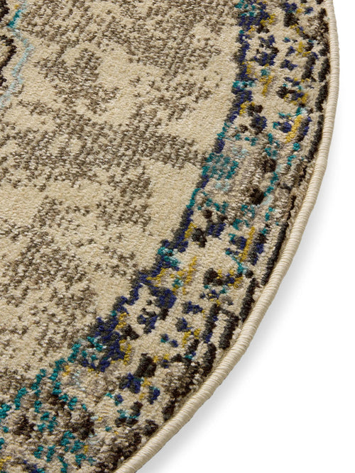 benuta vloerkleed Casa - beige - ø 180 cm