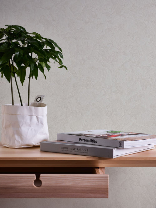 Livingwalls behang effen lichtgrijs - 53 cm x 10.05 m - AS-390355