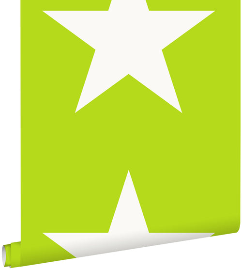 ESTAhome behang sterren limegroen - 53 cm x 10.05 m - 138708