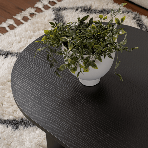 Calicosy - IRIS Ovale salontafel L119 cm - Kasjmier - 60x119x39,8 cm