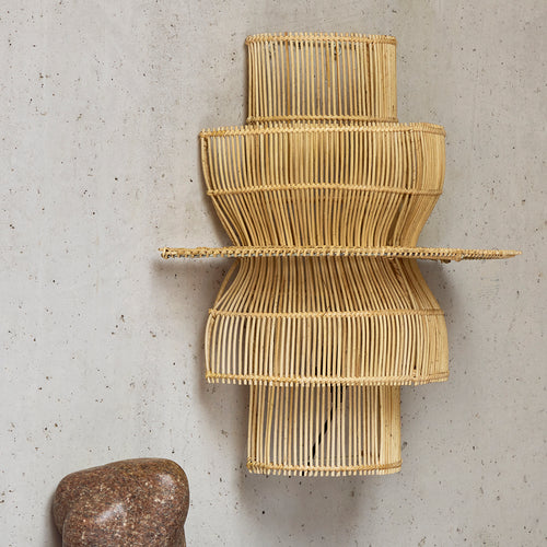 Raw Materials Saturn rotan wandlamp - 33x52x55 cm
