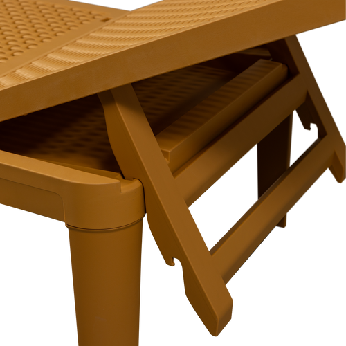 WOOOD ligbed tuin Jinte  - Kunststof - Geel - 29x55x191 - vtwonen shop