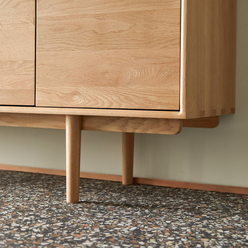 Tikamoon Dressoir van massief eikenhout 180 cm - Naturel