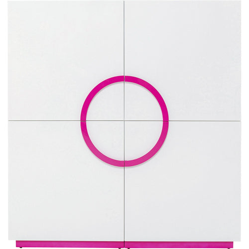 Kare Design Kledingkast Tresor wit en roze - vtwonen shop