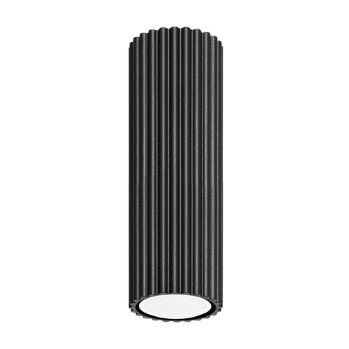 Sollux Lighting Plafondlamp KARBON 20 zwart - 6,5x6,5x20cm