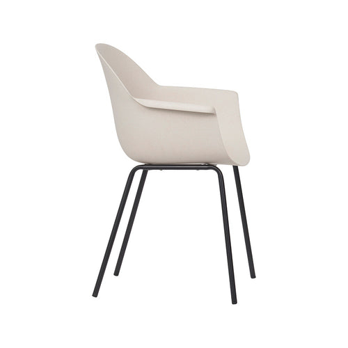 Lisomme Dorian tuinstoel gerecycled bamboe créme - vtwonen shop