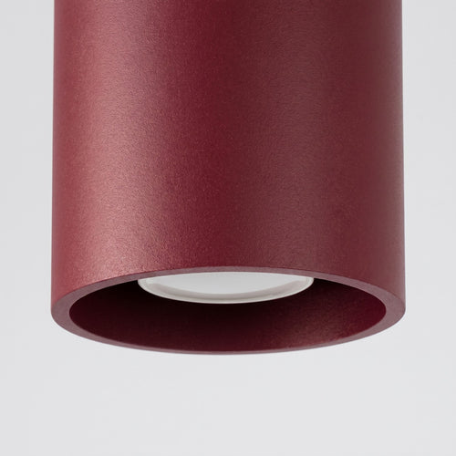Sollux Lighting Plafondlamp ORBIS 1 bordeaux - 10x10x10cm