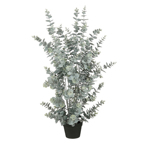 Mica Decorations Eucalyptus Kunstplant in Pot - H113 x Ø40 cm - Groen