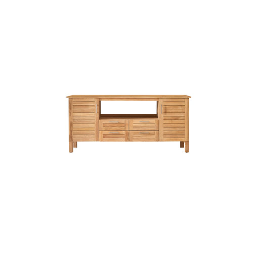 Tikamoon Opbergmeubel in massief teak 165 cm - Naturel