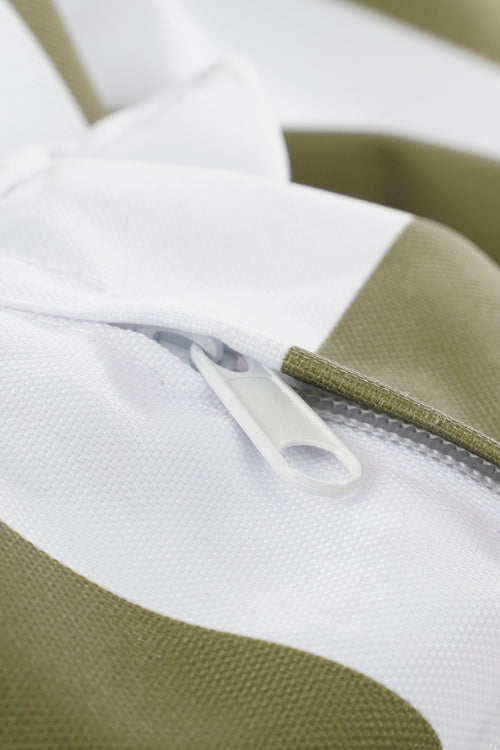 In The Mood Collection Rissy Zitzak - L140 x B95 x H95 cm - Groen, Wit - vtwonen shop