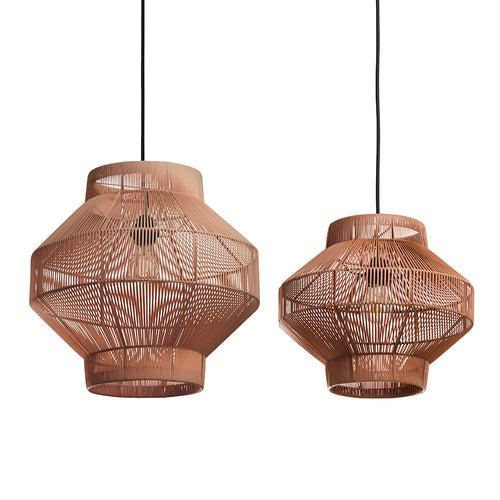 Originalhome lampenkap gerecycled Lampion no 2 - terracotta - S