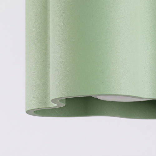 Sollux Lighting Plafondlamp OVIO 1 saliegroen GU10 - 12x12x10cm