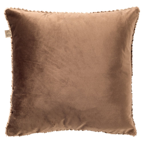 MICK - kussenhoes 45x45 cm - fluffy - Driftwood - taupe