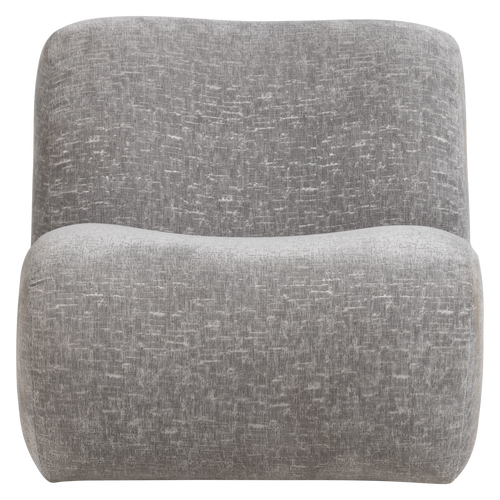 WOOOD fauteuil craquelé Nomu - Velvet - Lichtblauw - 74x76x92