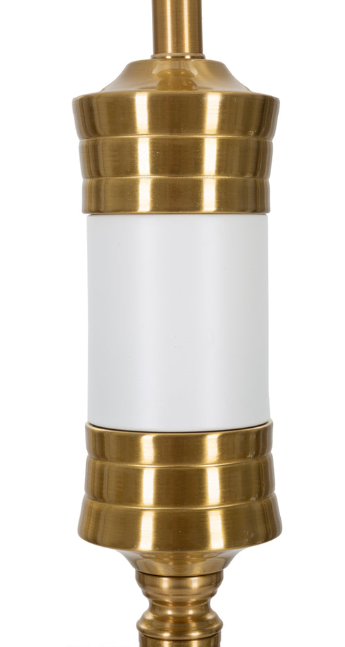 Mauro Ferretti vloerlamp - Ø 41x160 cm - wit/goud