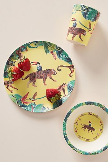 Catchii Kids Bowl Bamboo 14 cm Yellow