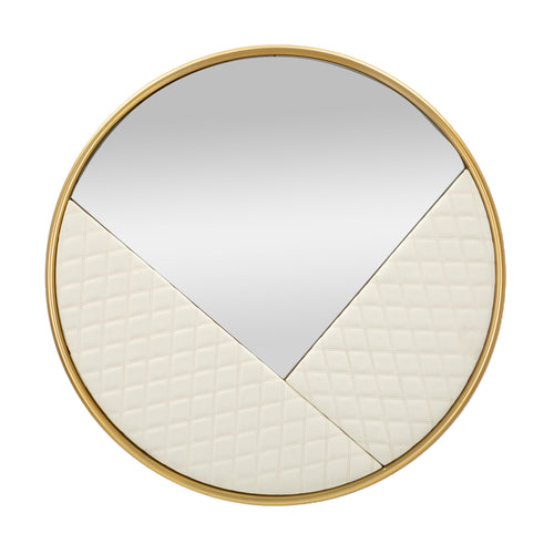 Mauro Ferretti wandspiegel - Ø 80x3 cm - crème