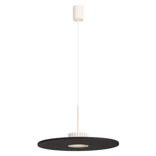 Sollux Lighting Hanglamp OVO 1 beżowa/czarna filc Gx53 - 40x40x125cm
