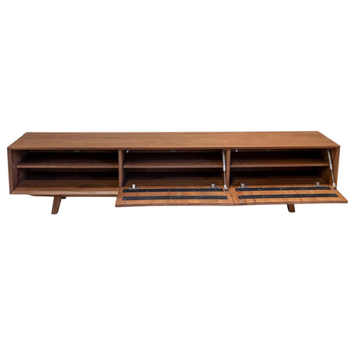 DÉJA Living Tv-meubel Melide - Donkerbruin Eiken - 200x40x45cm