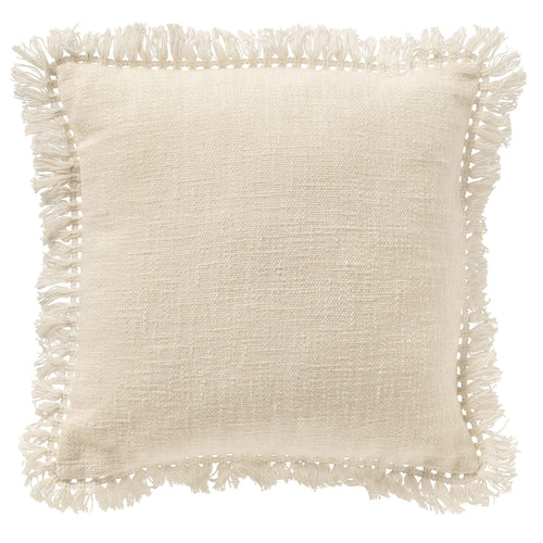JONNA - kussenhoes 45x45 cm - gerecycled - katoen - Snow White - wit