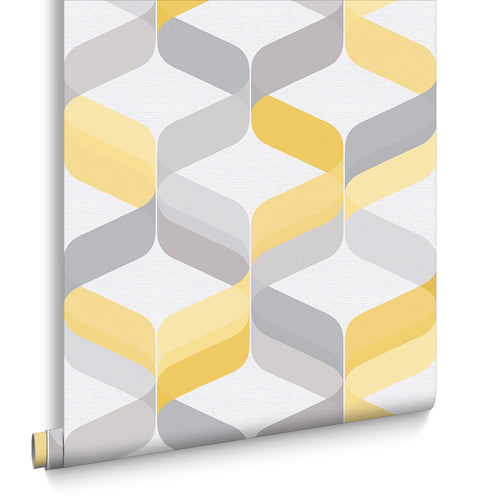 Graham & Brown Vliesbehang - Retro Lemon - 10mx52cm - vtwonen shop