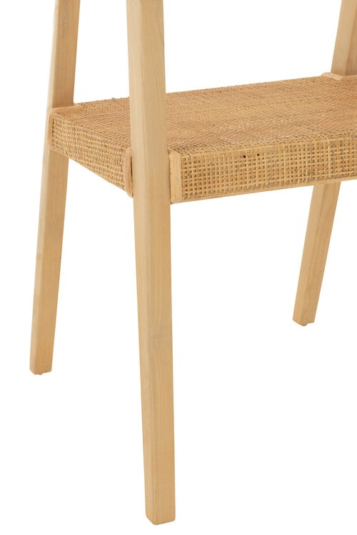 J-Line stoel Emma - hout - naturel