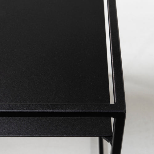 Spinder Design bijzettafel Thin Steel - Zwart