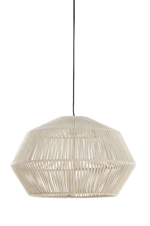 Light & Living hanglamp DEYA - Ø49x30cm - wit - vtwonen shop