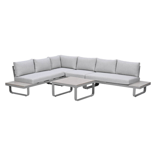 Garden Impressions loungeset Diego 5-delig - taupe - valley sand