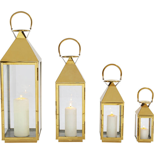 Kare Design Lantaarn Giardino goud (4/Set) - vtwonen shop