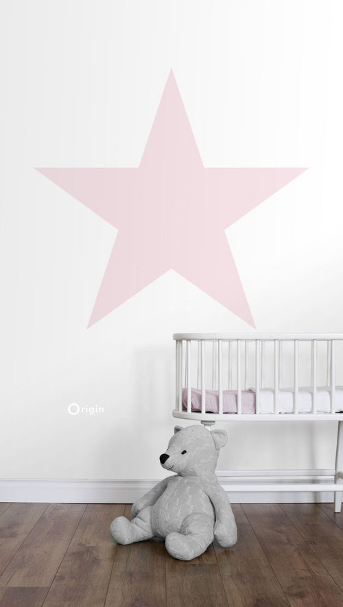 Origin Wallcoverings fotobehang sterren zacht roze - 150 x 279 cm - 357220