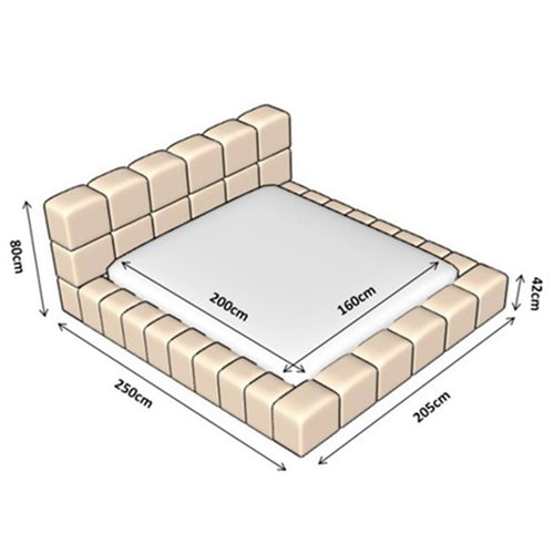Kare Design Bed Salamanca Fur 160x200cm