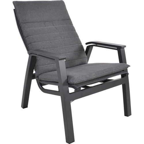 Lesli Living bistrostoel Allegro - grijs - 73x88x86cm - set van 2