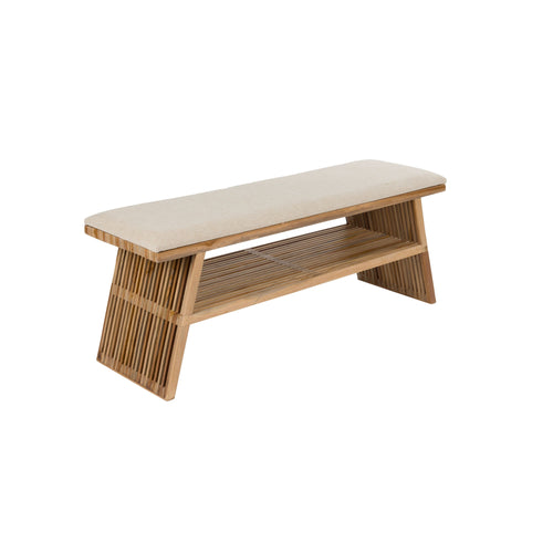 Housecraft Living Djia Bankje Teak Hout - Bruin - vtwonen shop
