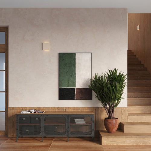 Sollux Lighting Wandlamp VANTA beige - 15x2,4x15cm