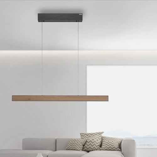 Neuhaus PURE hanglamp e-Lift - 2 lichts - 120  x 240   cm - zwart hout