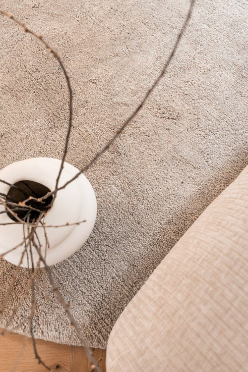 Interieur05 Rond Berber Vloerkleed Zand Nador - 200 x 200 cm - vtwonen shop