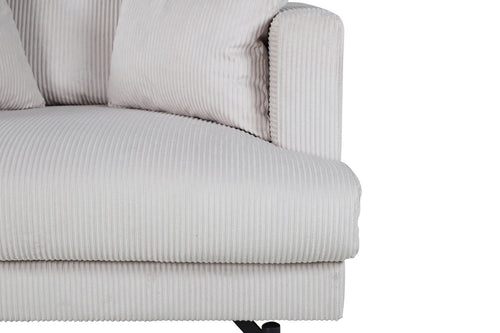 BRAM Fauteuil Matis - Beige Ribstof - vtwonen shop