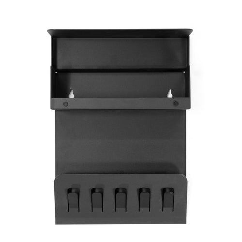 Spinder Design Kapstok Keeper - Zwart - 5 haken - opbergvak - vtwonen shop