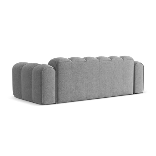 Cosmopolitan Design - Bank Treno 4-zits, chenille lichtgrijs - 94x240x70cm